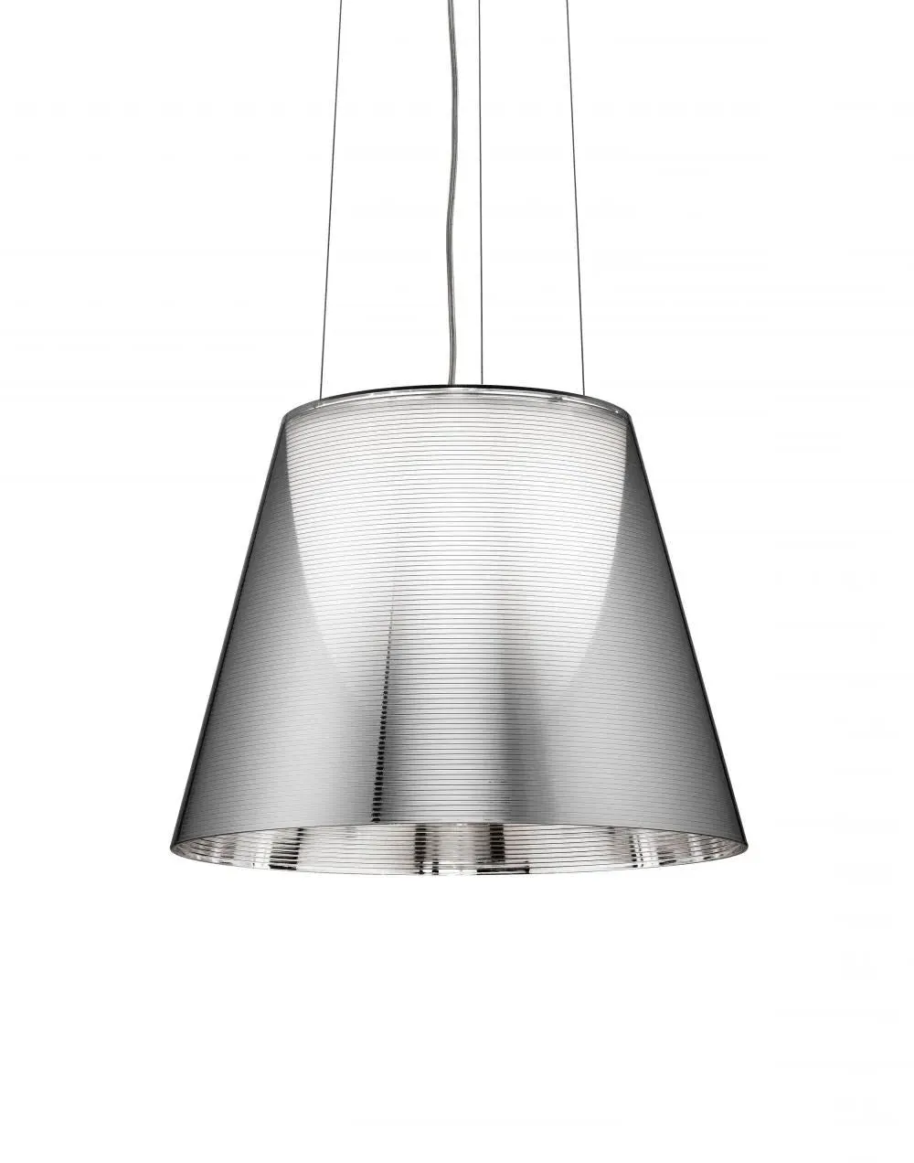 S2 Pendant Light with Diffuser - Mirrored Silver