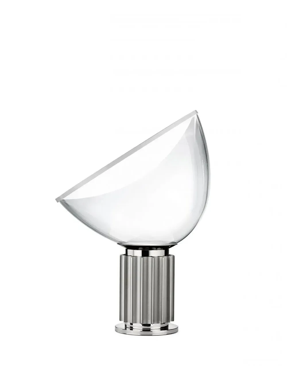 Small Table Lamp with Adjustable Diffuser - Silver