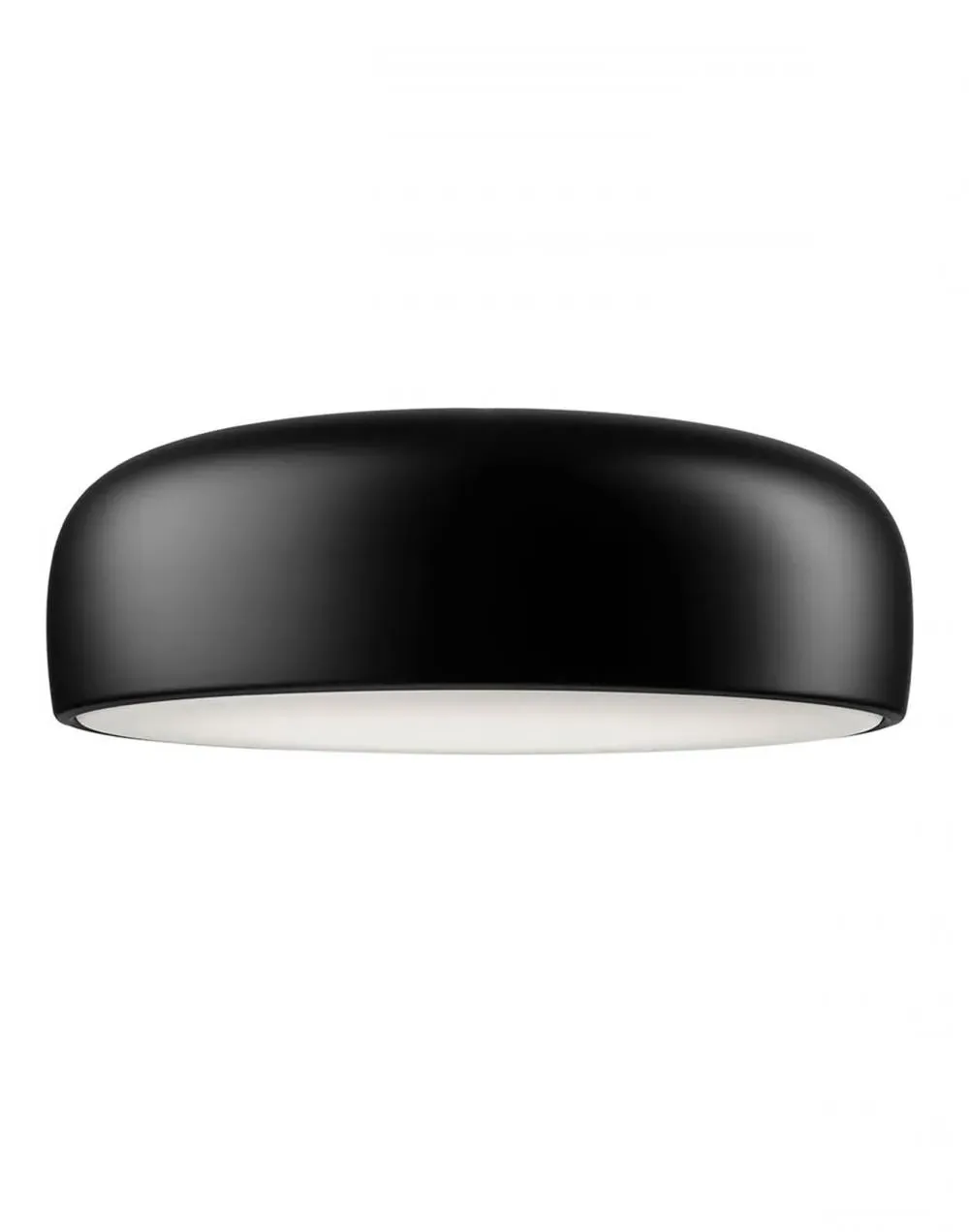 Smithfield Flush Ceiling Light - Matt Black, Aluminium