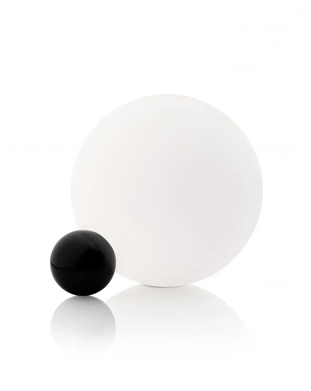 Sphere Table Lamp with Dimmer - Silver, Glass