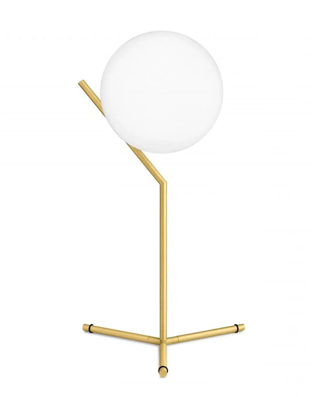 T1 High Table Lamp with Glass Shade - Brass image