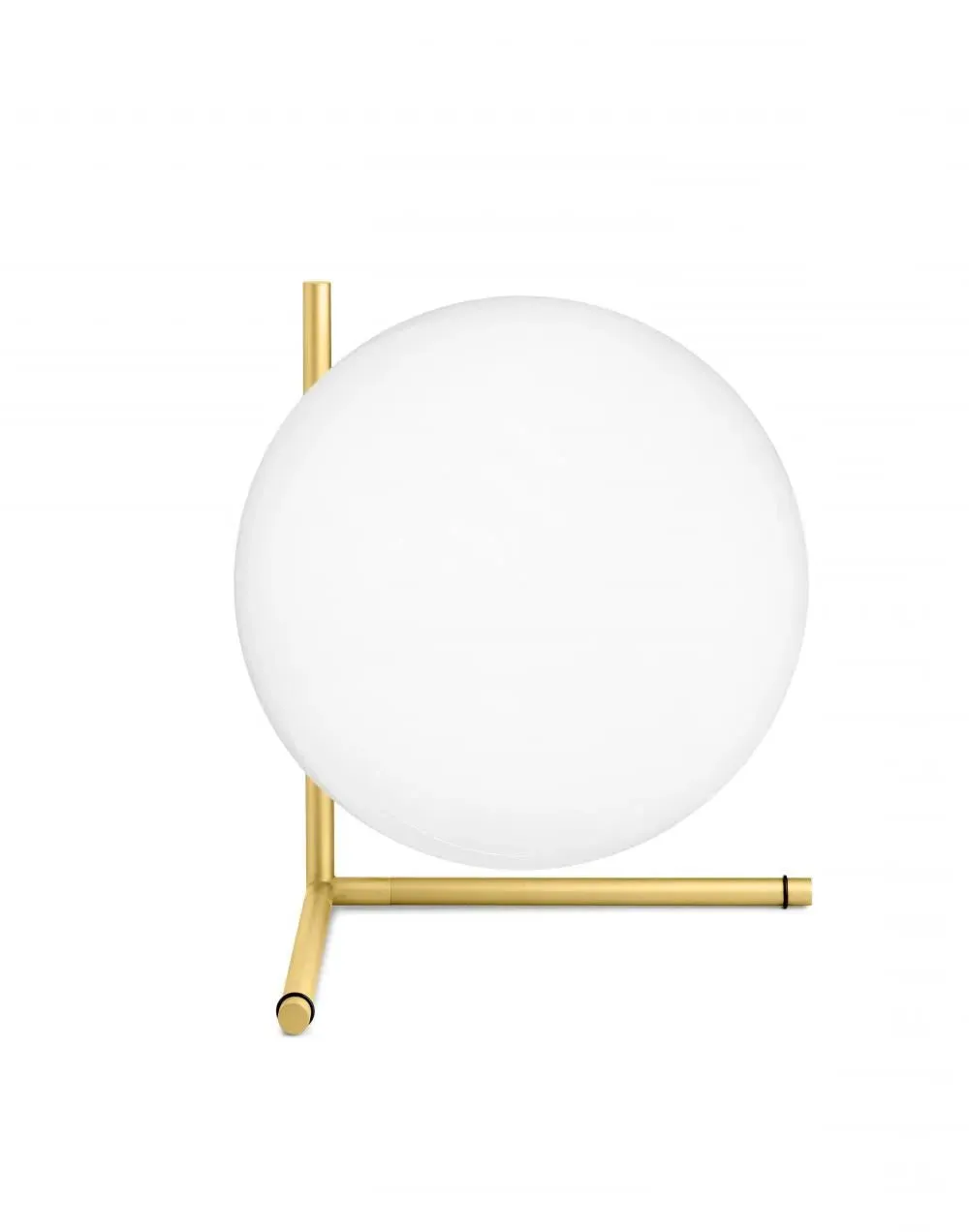 T2 Table Lamp with Glass Shade - Brass