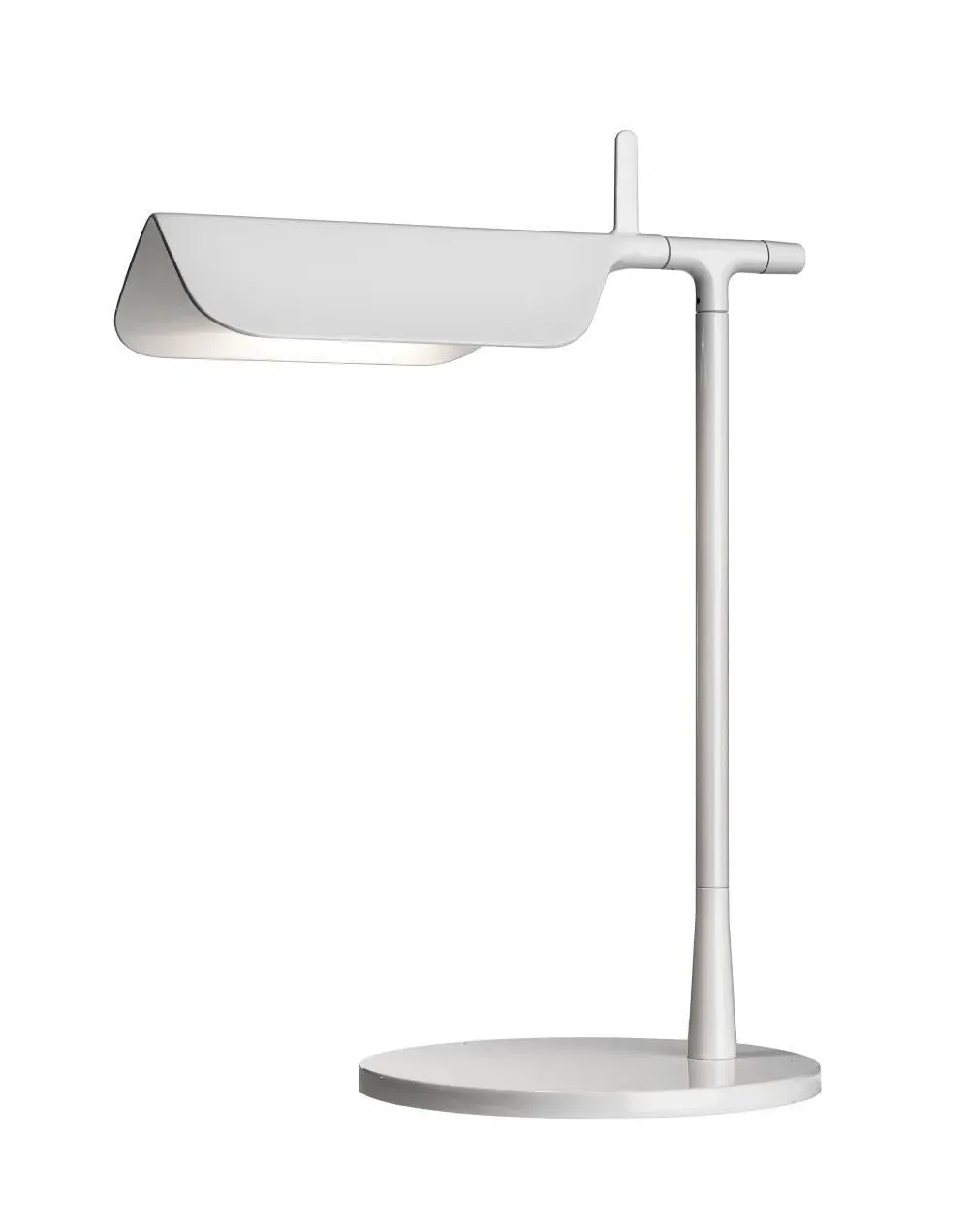Table Lamp with Adjustable Neck - White