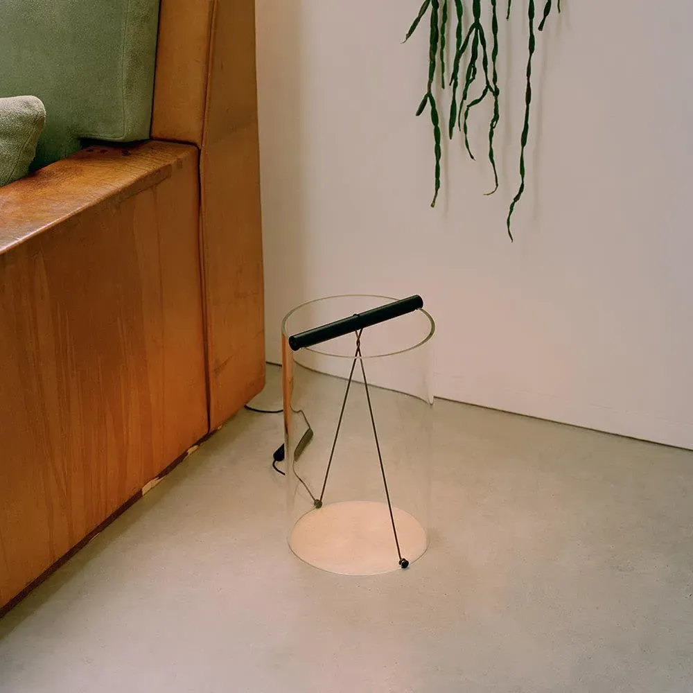 Table Lamp with Cable Design - Black, Aluminium