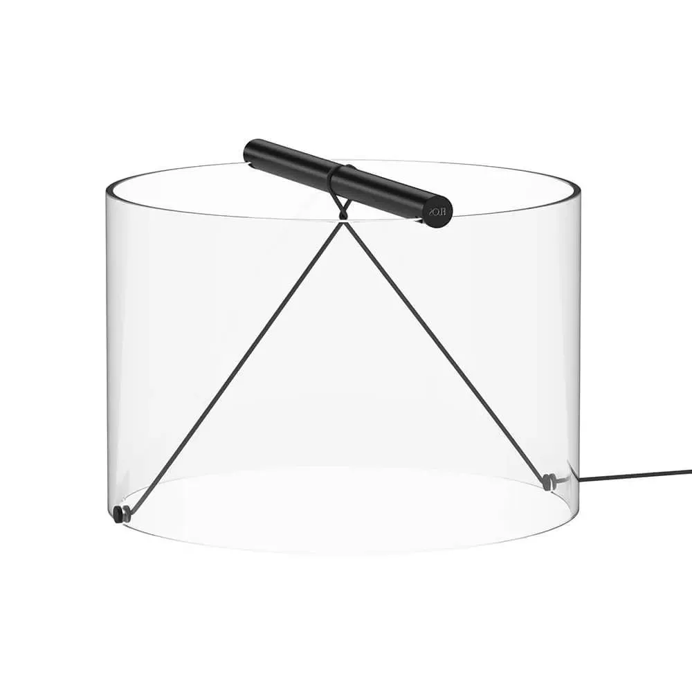 Table Lamp with Cable Design - Black, Aluminium