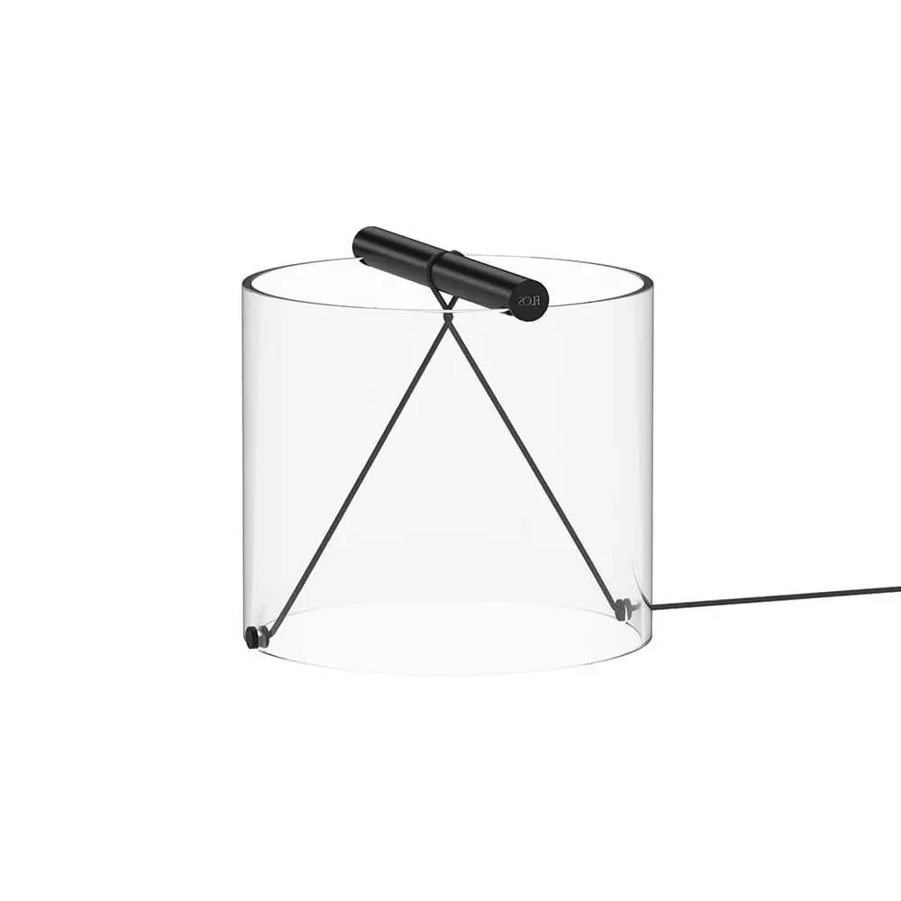 Table Lamp with Cable Design - Black, Aluminium