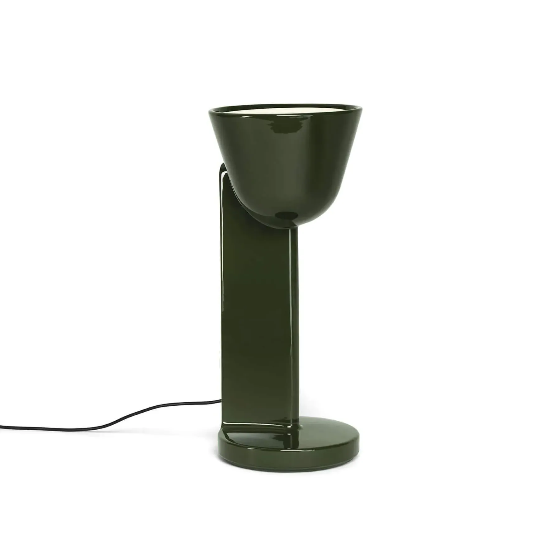 Table Lamp with Diffuser - Green, Ceramic