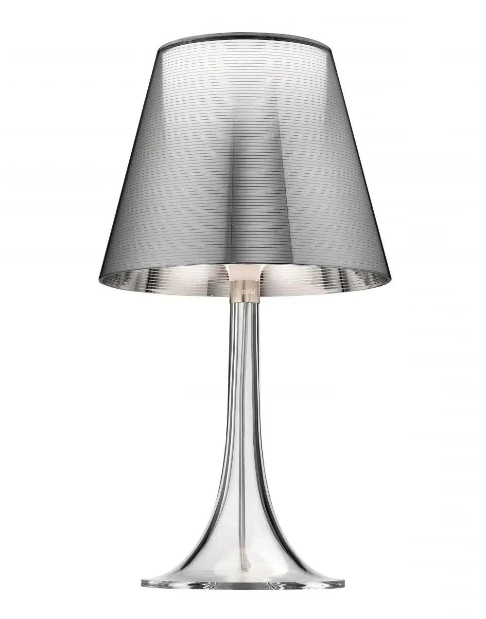 Table Lamp with Dimmer - Silver