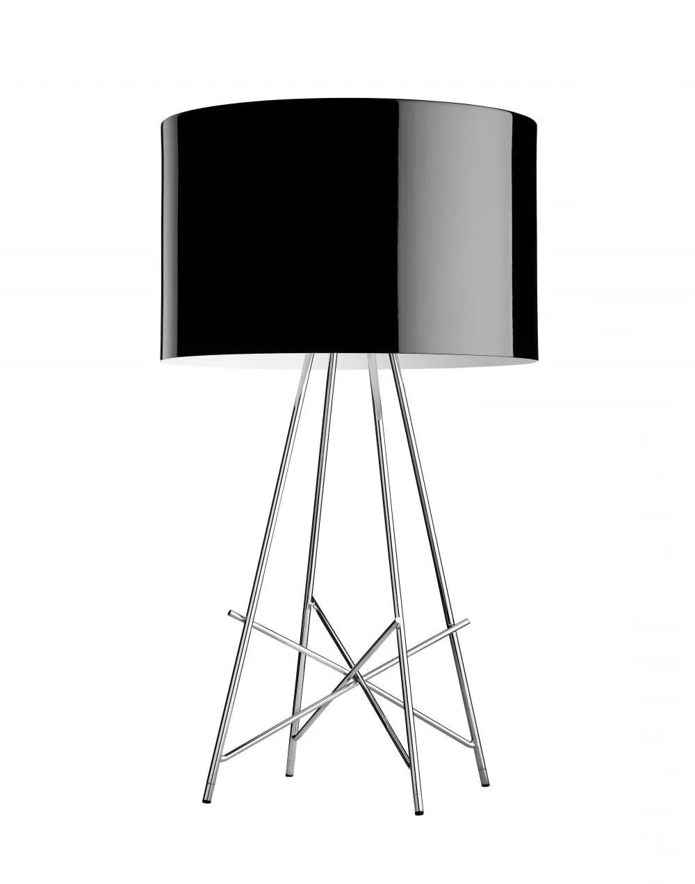 Table Lamp with Dimmer - White, Aluminium