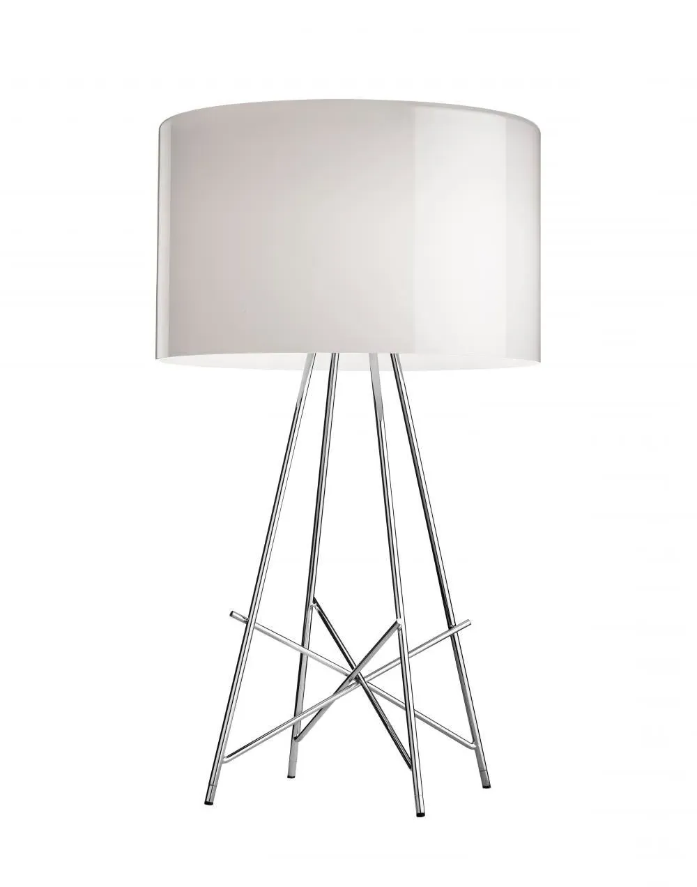 Table Lamp with Dimmer - White, Aluminium