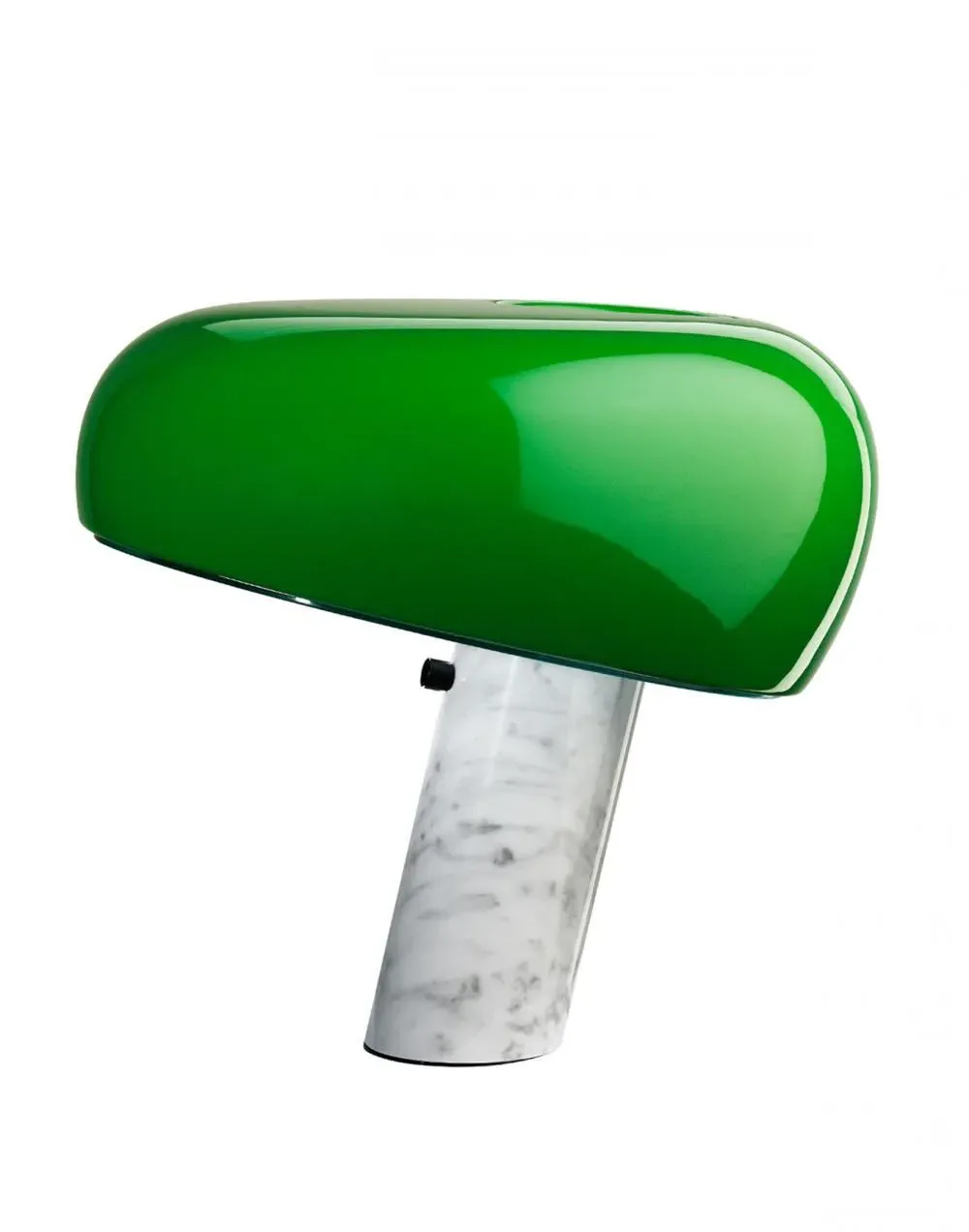 Table Lamp with Marble Base - Green, Metal image