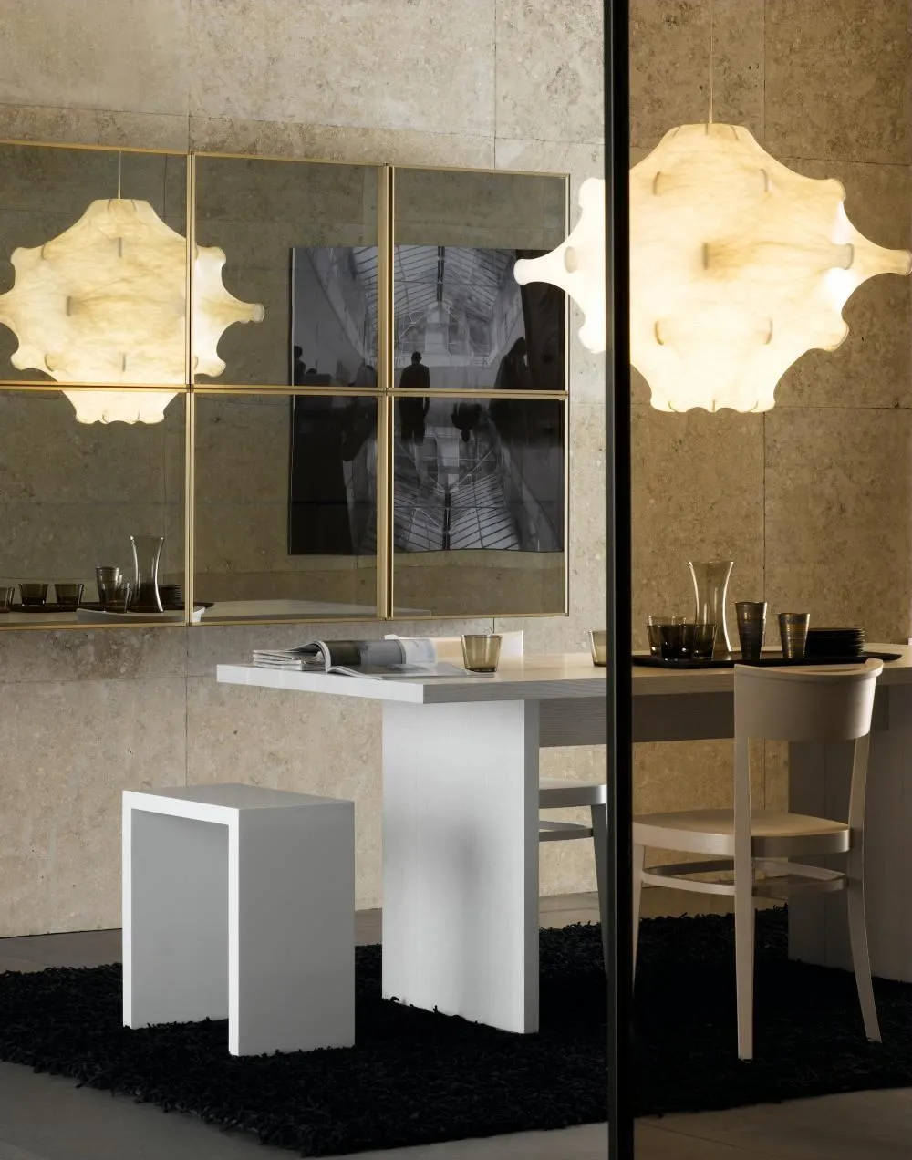 Taraxacum 2 Pendant Light - White, Resin