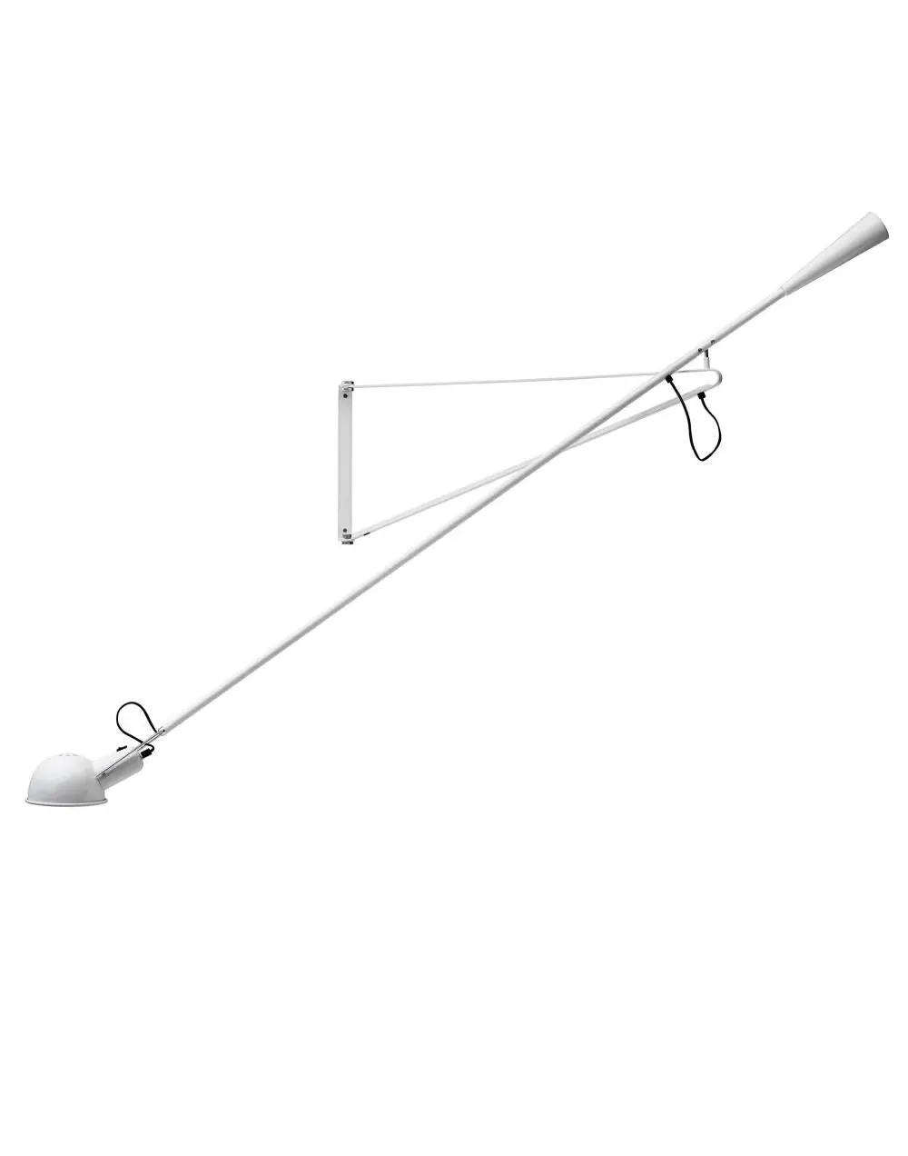 Wall Light with Adjustable Arm - Black, Steel