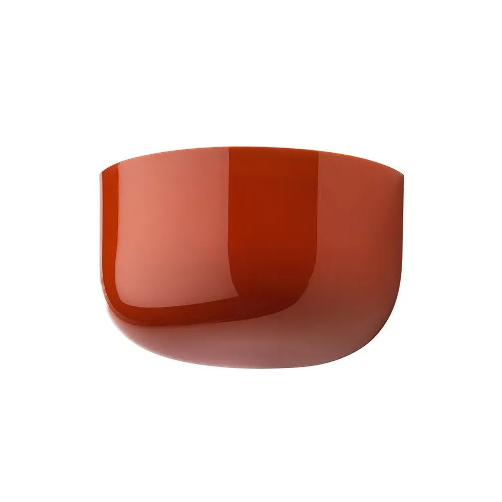 Wall Light with LED - Brick Red, Polycarbonate image