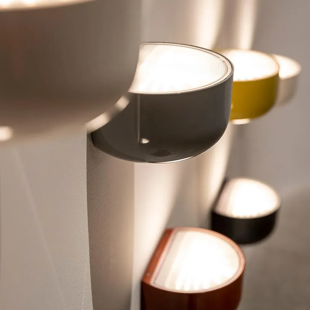 Wall Light with LED - Brown, Polycarbonate