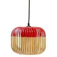 Bamboo Extra Small Pendant Shade - Red