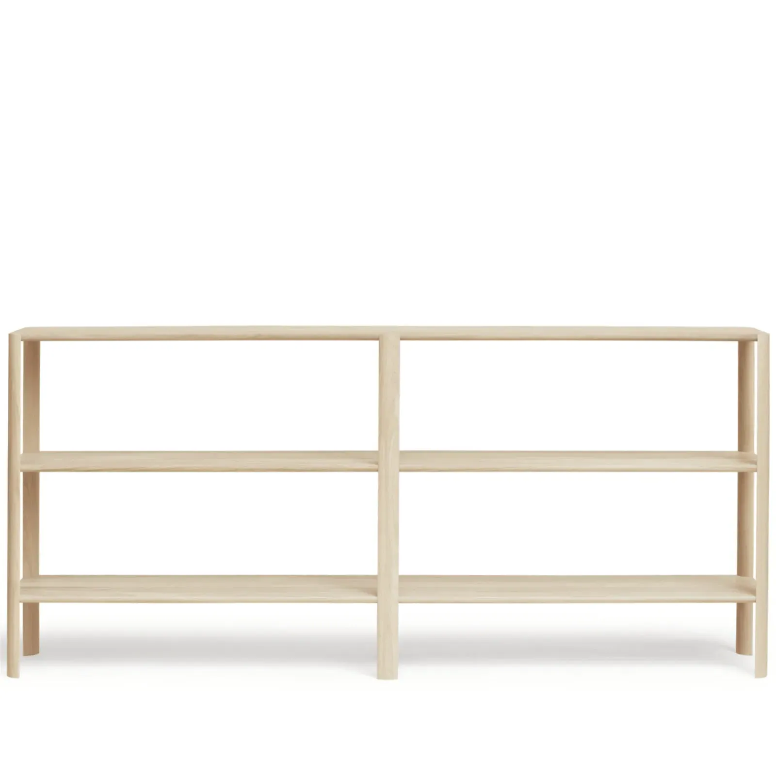 Large 3-Shelf Storage Unit - White, Oak