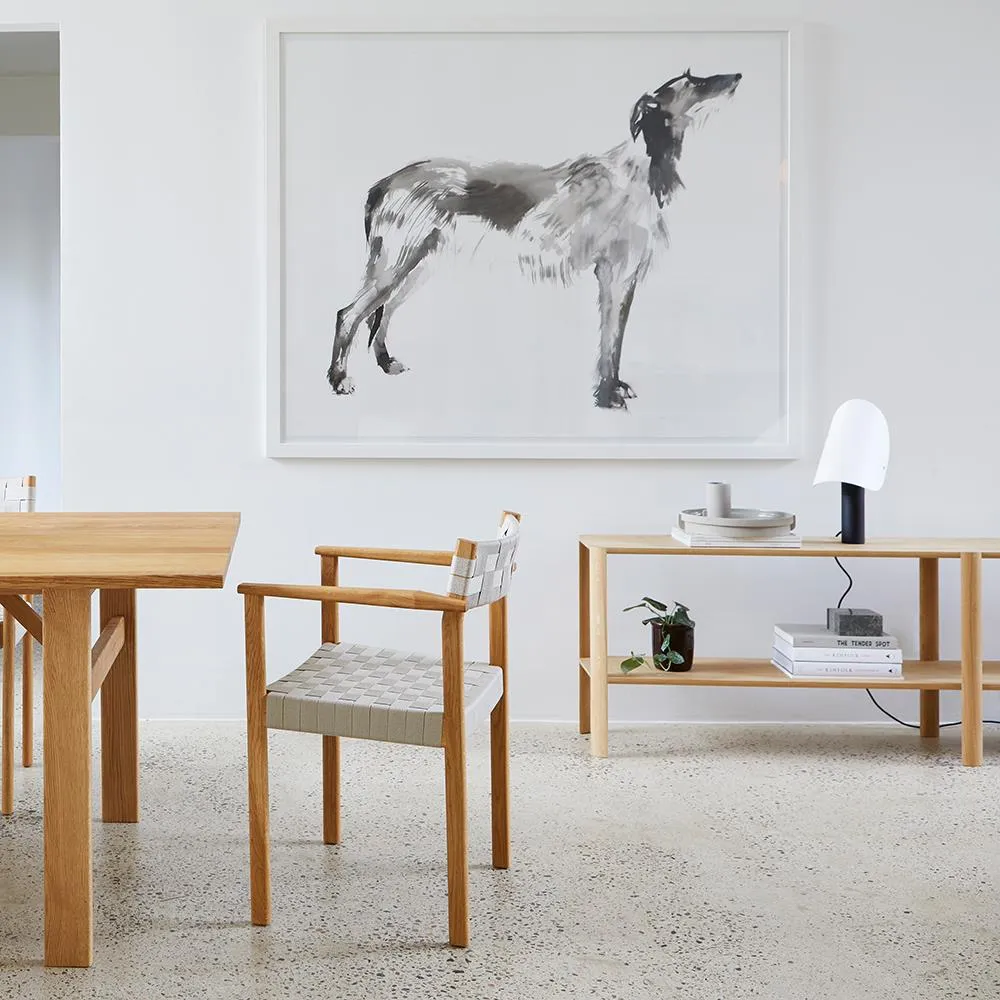 Leaf Large Shelf Unit 2 Shelves - Oak