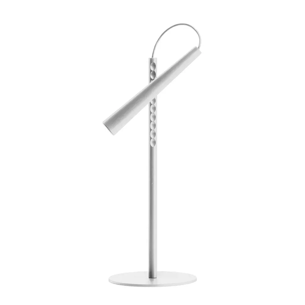 Adjustable Table Lamp with Magnet - White, Steel image