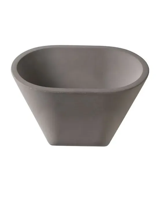 Aplomb Oval Wall Light - Grey, Concrete image