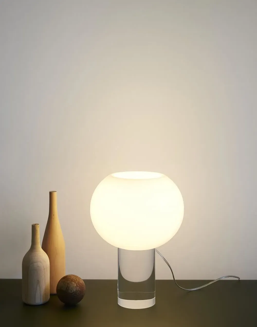 Buds Table Lamp - Grey, Glass