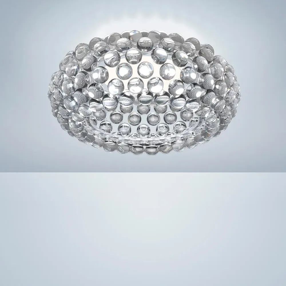 Ceiling Light LED Non-Dimmable - Clear, Glass