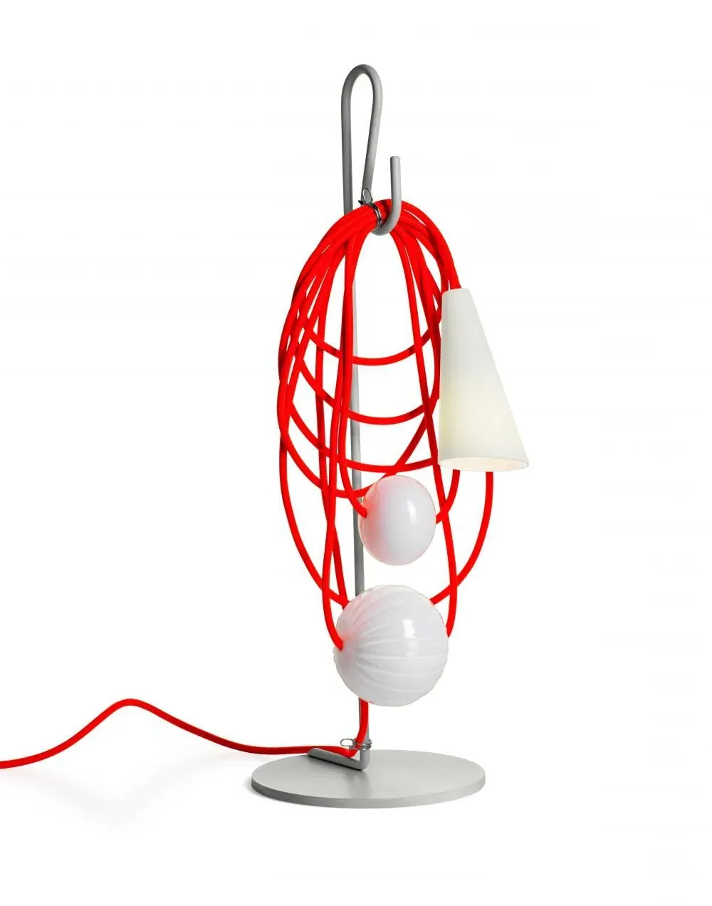 Deconstructed Table Lamp - White, Porcelain