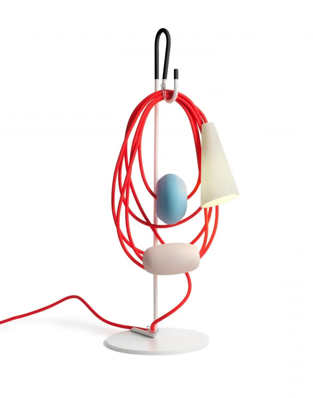 Deconstructed Table Lamp - White, Porcelain image