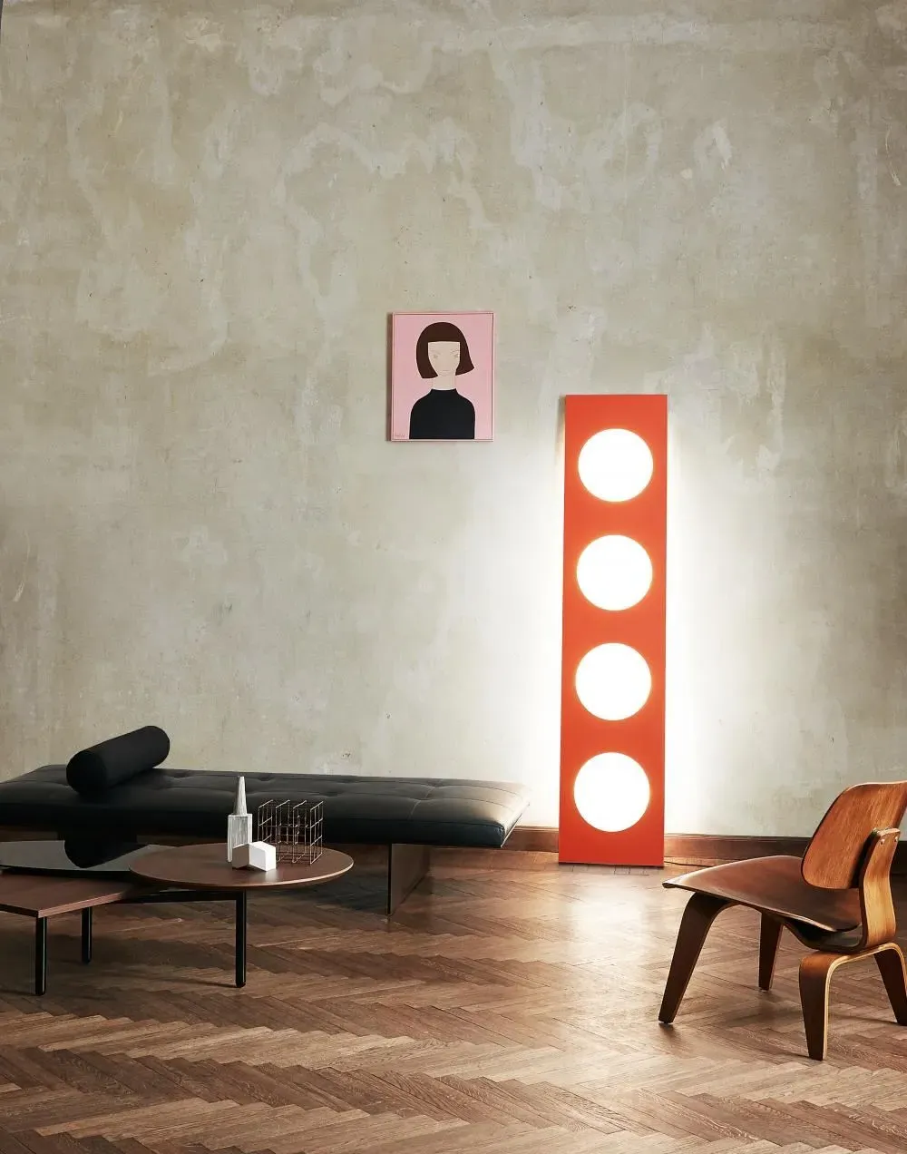 Dolmen Floor Light - Aluminium