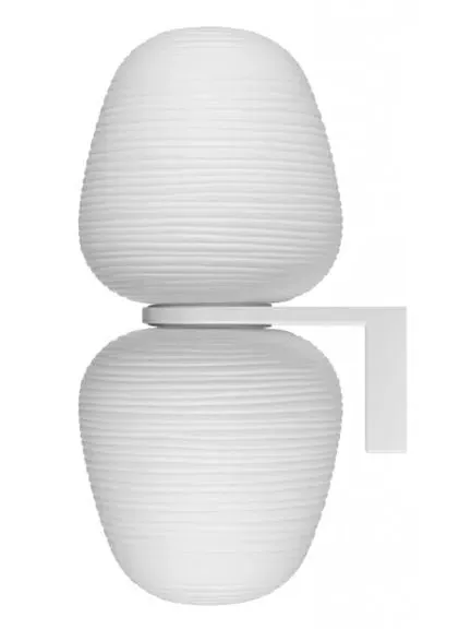 Doppia Wall Light with LED Bulbs - Satin Glass