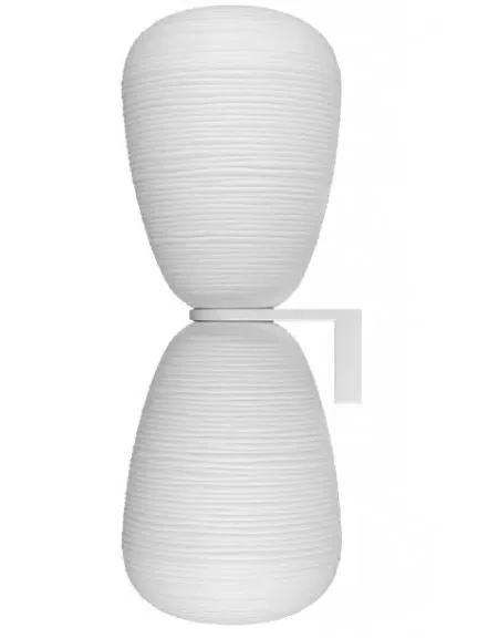 Doppia Wall Light with LED Bulbs - Satin Glass