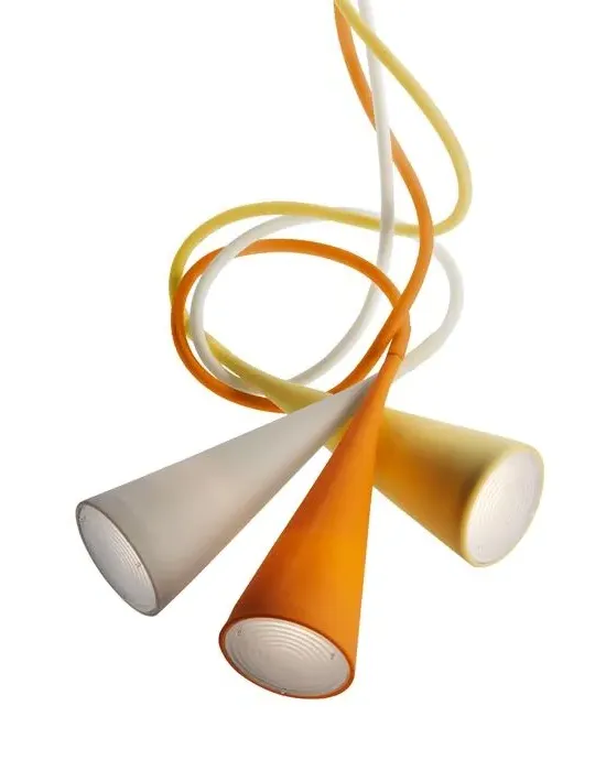 Flexible Table Light - Orange, Silicon Rubber