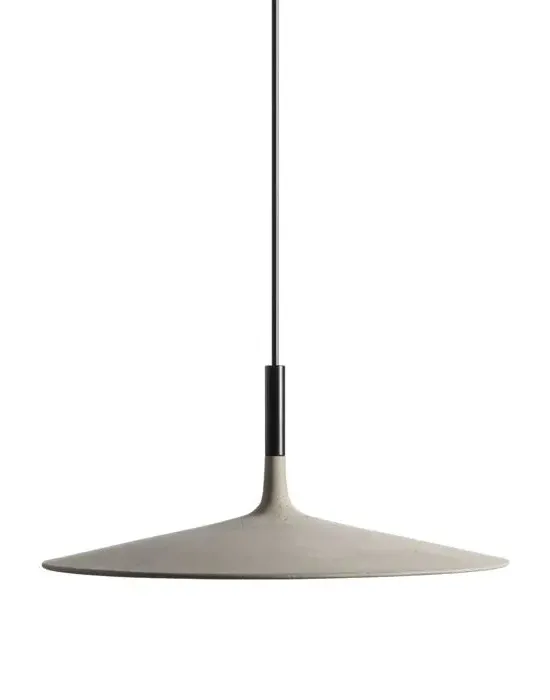 Large Pendant Light Non-Dimmable - White, Concrete