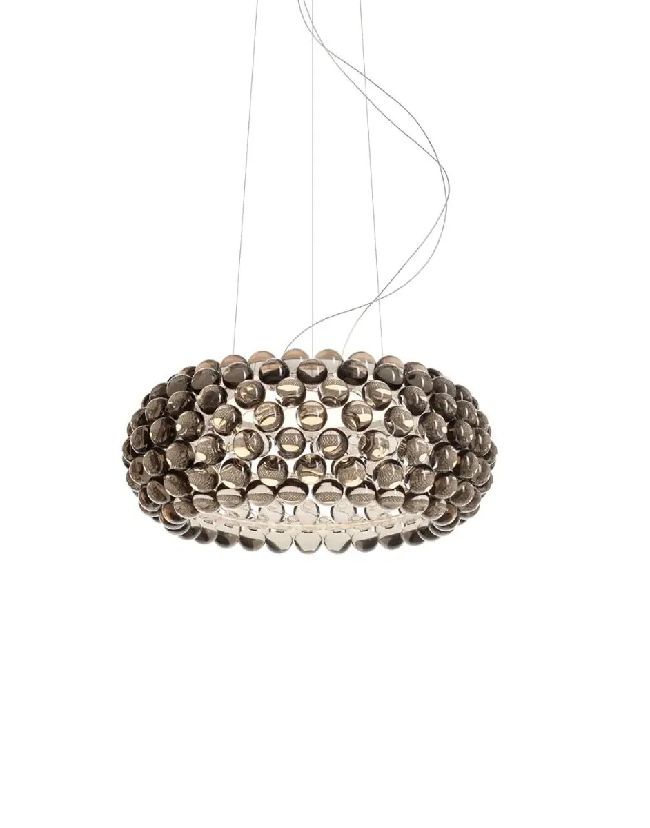 Large Pendant Light with LED - Clear, Glass