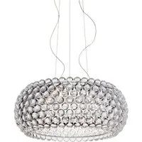 Large Pendant Light with LED Dimming - Clear, Glass