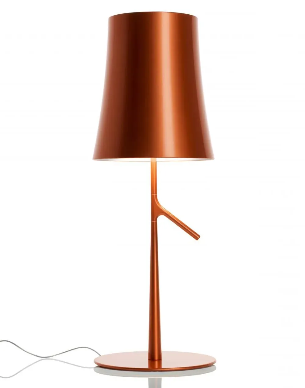 Large Table Lamp with Dimmer - Copper, Metal