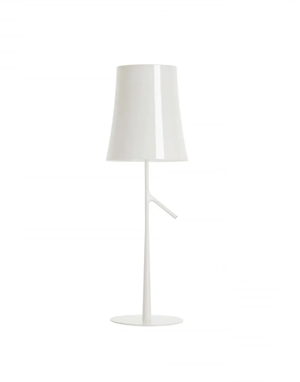 Large Table Lamp with LED - White, Metal image