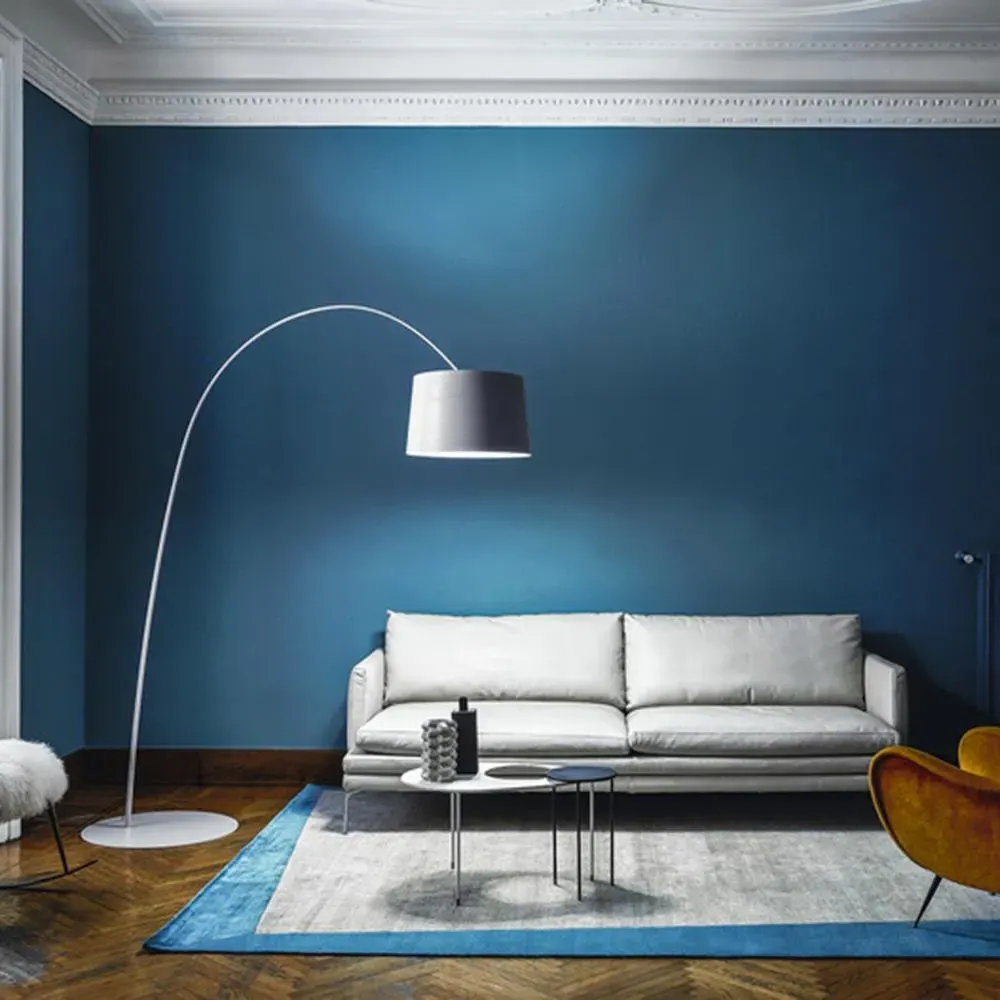 LED Floor Light with Dimmer - Graphite, Fibreglass