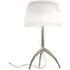 Lumiere Large Table Lamp with On/Off Switch - Champagne, Glass