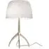 Lumiere Large Table Lamp with On/Off Switch - Champagne, Glass