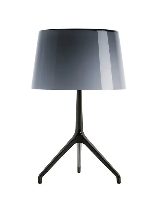 Lumiere XX XXL Table Lamp - White, Black Chrome