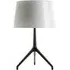 Lumiere XX XXS Table Lamp - White, Black Chrome