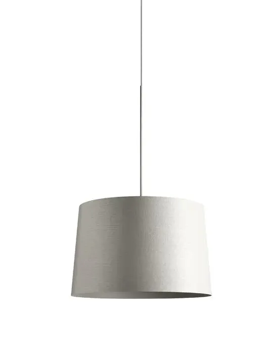 Pendant Light with LED - White, Glass Fibre