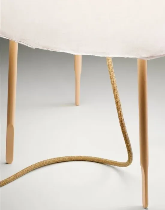 Shadow-Free Table Lamp - Washi Paper, Ash Wood