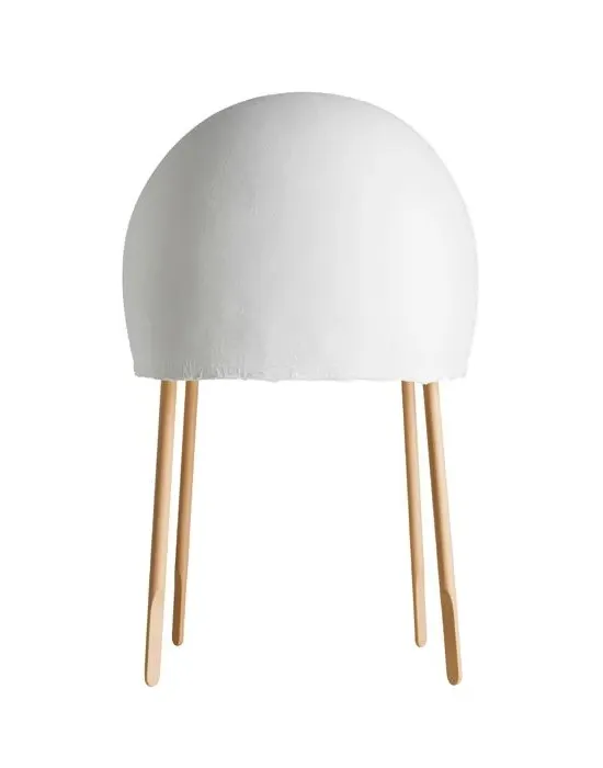 Shadow-Free Table Lamp - Washi Paper, Ash Wood image