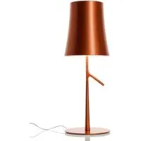 Small Table Lamp with Dimmer - Copper, Metal