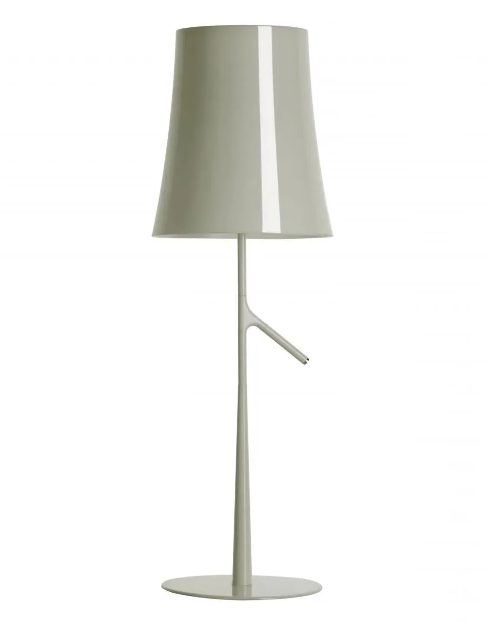 Small Table Lamp with Dimmer - Grey, Metal