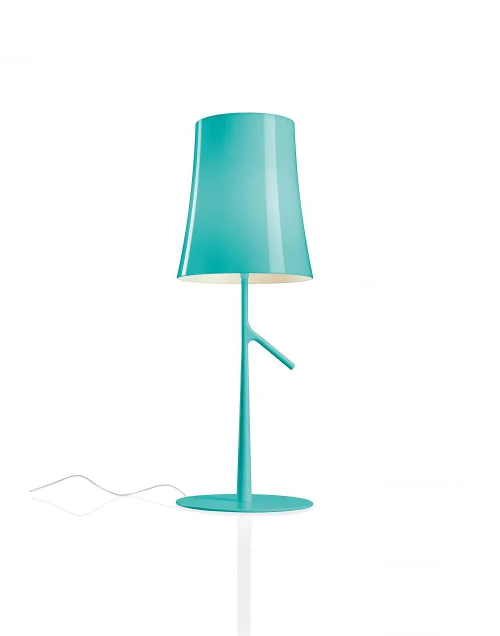 Small Table Lamp with LED - Grey, Metal
