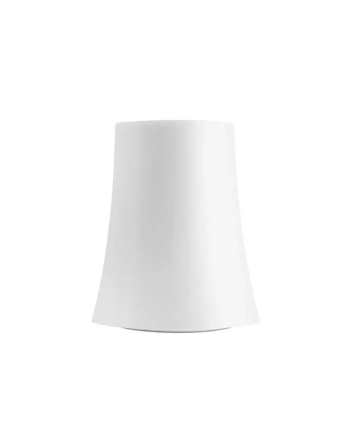 Small Table Lamp with Opal Shade - White