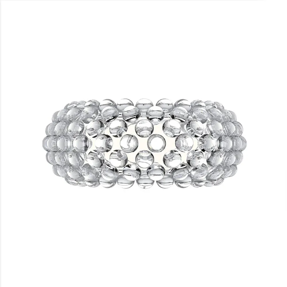 Small Wall Light with LED - Grey, Glass